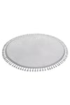 Vl Yuvarlak Comfort Ponpon Saçaklı Peluş Halı Gri