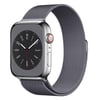 Apple Watch 42mm Zore Band-01 Metal Kordon - Koyu Gri