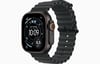 Apple Watch Ultra 3 GPS + Cellular, 49 mm Siyah Titanyum Kasa ve Siyah Ocean Kordon