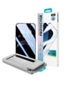 Benks iPhone 16 Pro Uyumlu Glass Warrior 2.0 AR Coating EZFita Safir Ekran Koruyucu Uygulama Aparatı Şeffaf