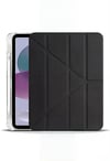 iPad 10. Nesil Katlanır Kalem Bölmeli Kılıf Kapak-Siyah