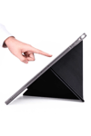 iPad 10. Nesil Katlanır Kalem Bölmeli Kılıf Kapak-Siyah