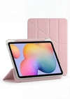 iPad 10. Nesil Katlanır Kalem Bölmeli Kılıf Kapak-Pembe