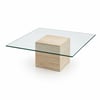 Doğal Traverten Orta Sehpa – 80x80 cm