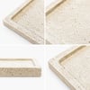 IVORY LIGHT Traverten Flüt Detay Tepsi – 15x30 cm