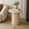 Ivory Light Traverten Yan Sehpa