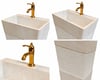 Lunara – Doğal Taş Freestanding Lavabo