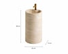 Traverten Monoblok Lavabo