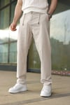 ERKEK DÜĞMELİ HAM KETEN PANTALON 
