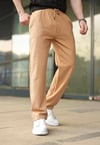 ERKEK LASTİKLİ HAM KETEN PANTALON 
