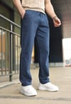 ERKEK LASTİKLİ HAM KETEN PANTALON 