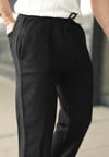ERKEK LASTİKLİ HAM KETEN PANTALON 