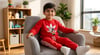 ADAÇAYI YEŞİLİ MİCKEY BASKILI ÇİZGİLİ EŞOFMAN TAKIM