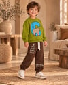 CAPYBARA BASKILI SWEATSHİRT VE JOGGER PANTOLON TAKIM