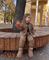 LEOPAR DESENLİ CEKETLİ JOGGER PANTOLON 3 LÜ TAKIM