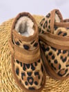 LEOPAR DESENLİ KÜRKLÜ ÇOCUK BOTU