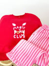 MAGİC PONY BASKILI KIRMIZI-PEMBE EŞOFMAN TAKIMI