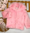 PEMBE GENİŞİ YAKA PELUŞ KÜRK