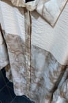 Batik Keten Gömlek BEJ