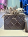 Kapitone Clutch Çanta ACI KAKVE