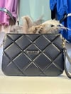 Kapitone Clutch Çanta SİYAH