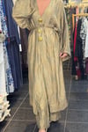 Uzun Boy Abaya Kimono Takım YEŞİL