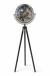 169 Cm Tripod Ayaklı Hareketli Çark Mekanizmalı Dekoratif Saat – 49 Cm Salon Ofis Yer Saati