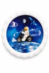 Çocuk Odası Astronot Temalı LED Tavan  & Duvar  Lambası  50cm │ 3 Renk  Işık - Günışığı / Sarı / Beyaz
