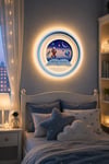 Çocuk Odası Ultraman Temalı LED Tavan  & Duvar  Lambası  50cm │ 3 Renk  Işık - Günışığı / Sarı / Beyaz