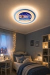 Çocuk Odası Ultraman Temalı LED Tavan  & Duvar  Lambası  50cm │ 3 Renk  Işık - Günışığı / Sarı / Beyaz