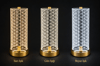 Geometrik Desenli Silindir LED Masa Lambası – 3 Işık Modlu Modern Abajur