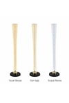 LED Lambader 3 Işık Modlu 126 cm Modern Ayaklı Lamba Kristal Gövdeli Salon Lambası