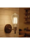 STC 6W Clear LED Filament Ampul E27 | 2700K Sıcak Işık 600Lm