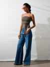 DİLVİN Bağlamalı Bandeau Top