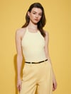 DİLVİN Halter Yaka Askılı Top