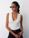 DİLVİN V Yaka Bodysuit