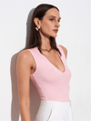 DİLVİN V Yaka Bodysuit