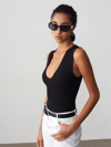 DİLVİN V Yaka Bodysuit