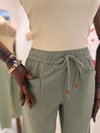 HAKİ KETEN PANTOLON