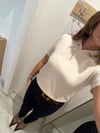 KREM POLO YAKA MARKA TRİKO