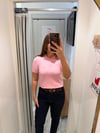 PEMBE POLO YAKA MARKA TRİKO