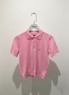 PEMBE POLO YAKA MARKA TRİKO