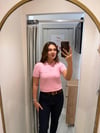 PEMBE POLO YAKA MARKA TRİKO