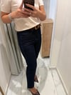 ZR KOYU LACİVERT KESİK PAÇA JEAN