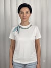 DİMA 5282 YAKA AKSESUARLI BLUZ