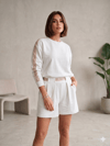DR BLUE 1141 ŞERİTLİ ŞORT TAKIM