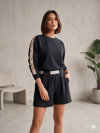 DR BLUE 1141 ŞERİTLİ ŞORT TAKIM