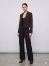 ELEGANT 6796 CROP BLAZER CEKET