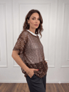 ENTER 4248 PUL PAYET FİLE BLUZ