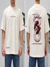 2512 Taş Nakışlı Amerikan Oversize T-Shirt